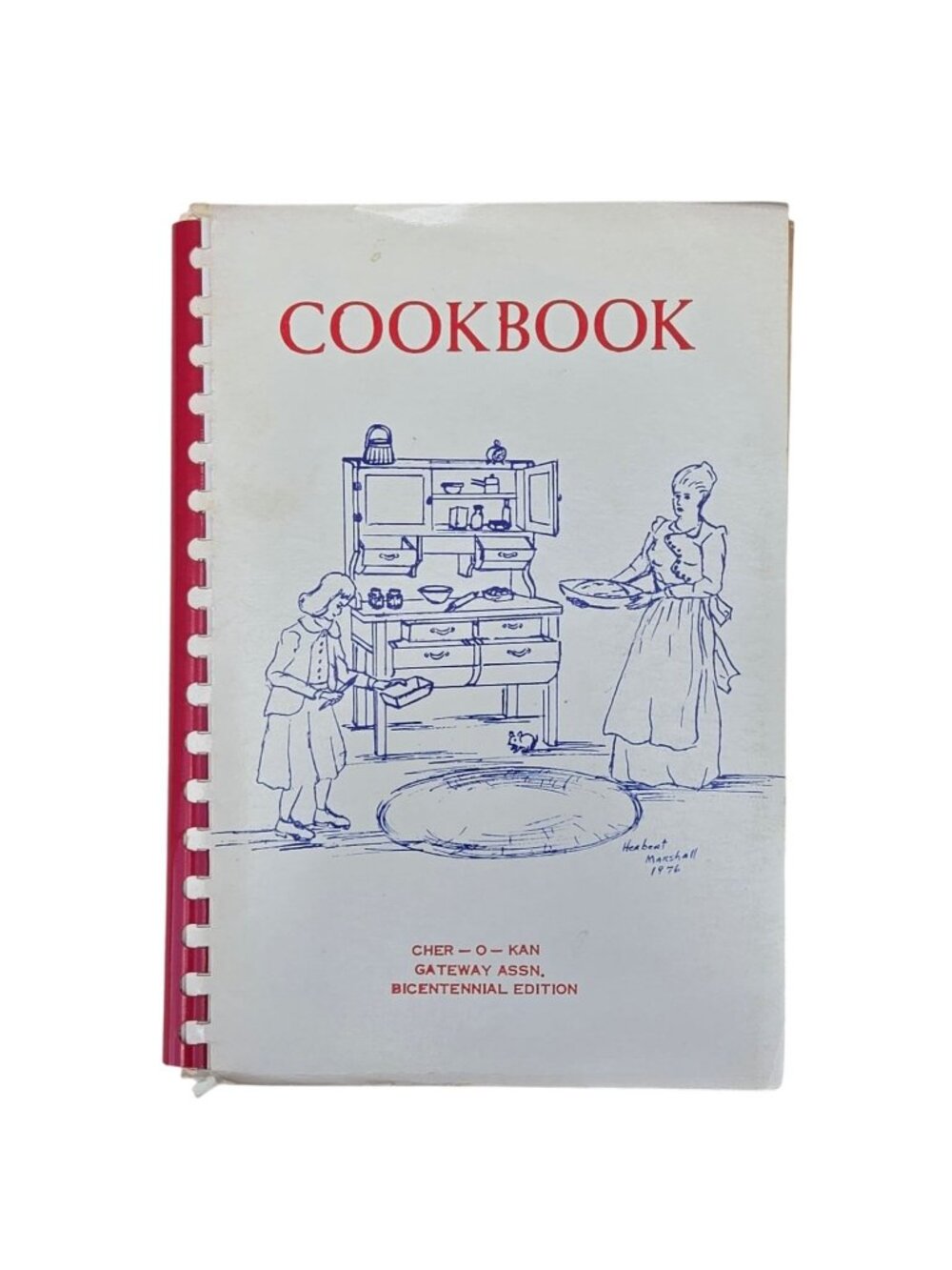 Cher-O-Kan Gateway Bicentennial Cookbook Cowley Sumner County KS Grant Kay OK